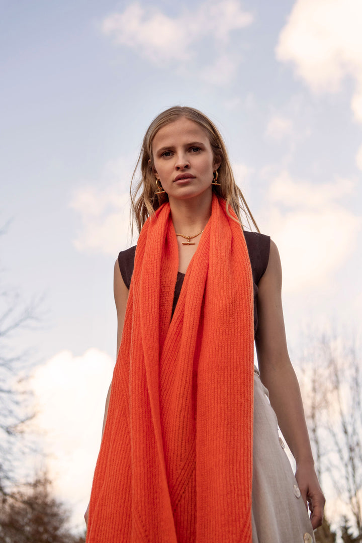 Jille Orange Scarf