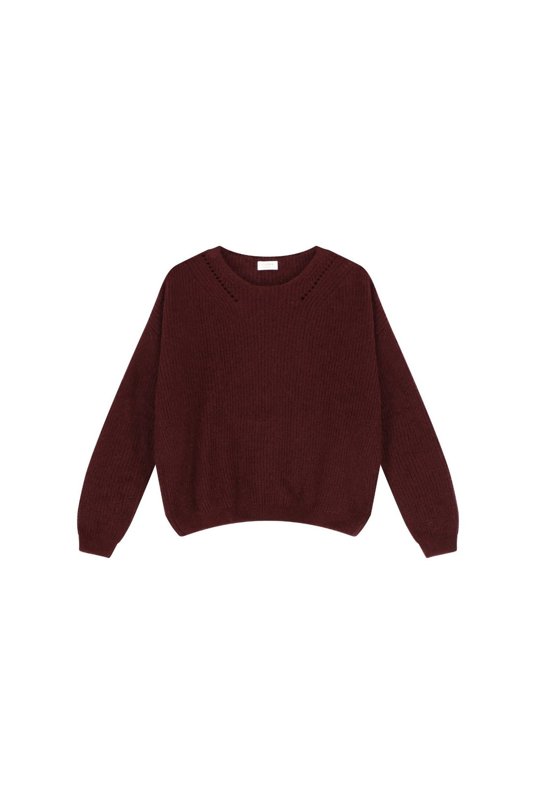 Colette Burgundy Pull Mohair