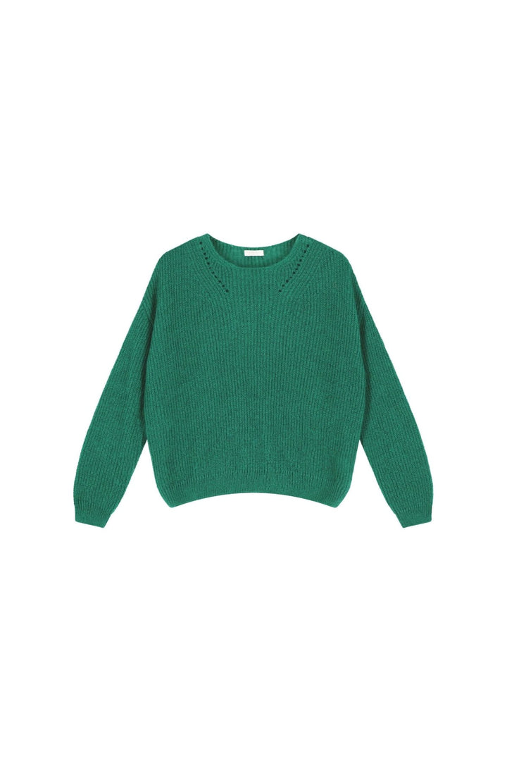 Colette Turtle Green Pull Mohair