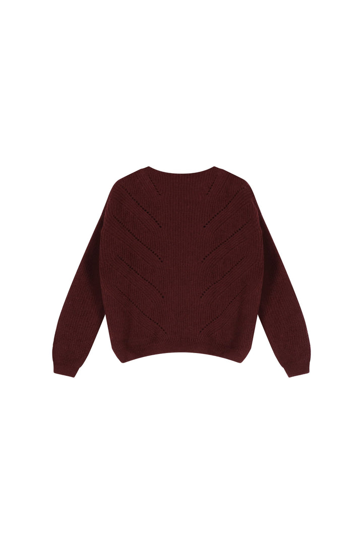 Colette Pull Mohair Burgundy 