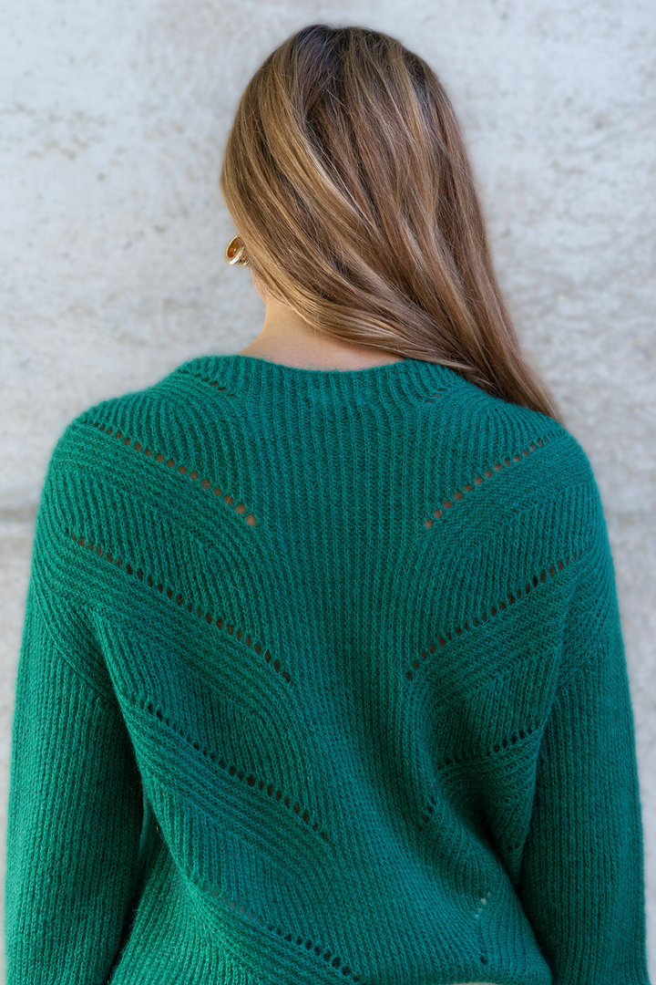 Colette Turtle Green Pull Mohair