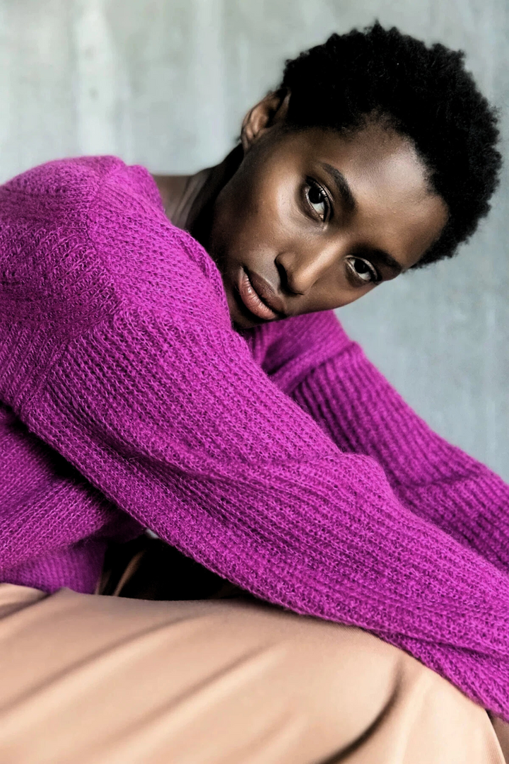 Colette Fuschia Pull Mohair