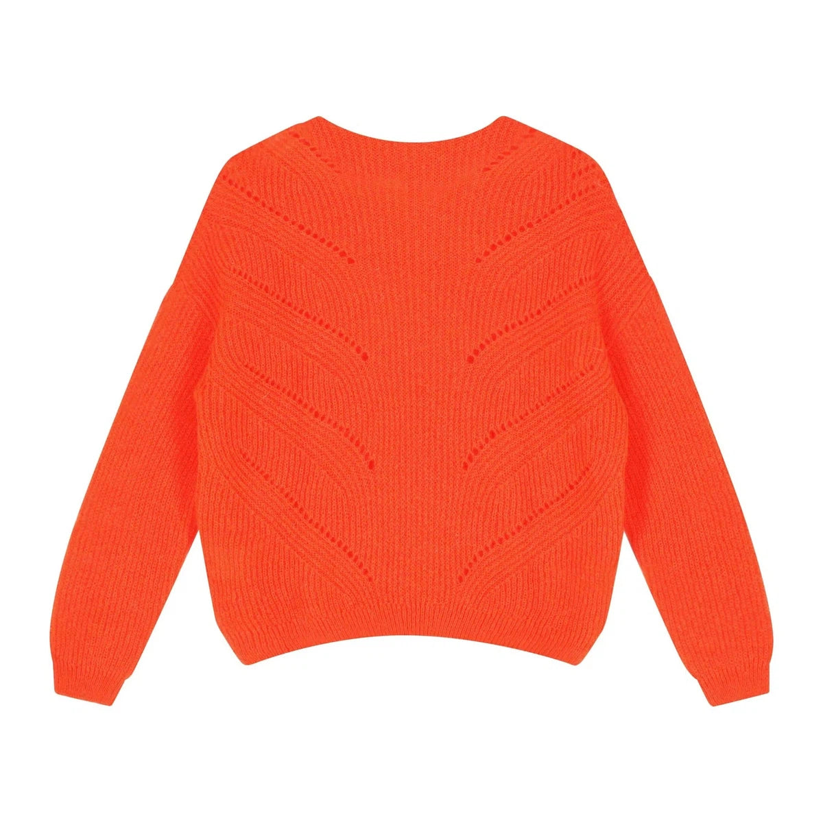Colette Neon Orange Pull Mohair