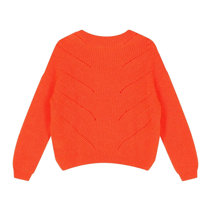 Colette Neon Orange Pull Mohair
