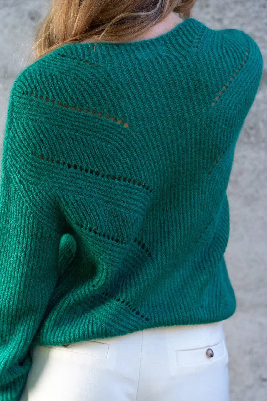 Colette Turtle Green Pull Mohair