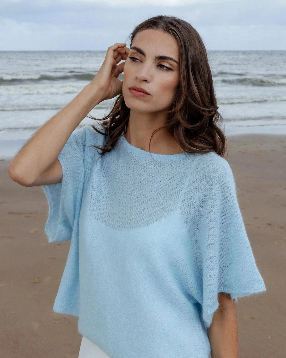 Leonie Azure Ocean Sweatshirt