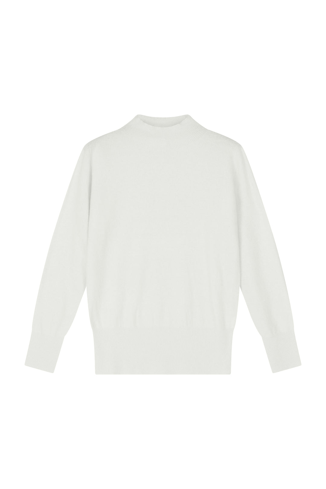 Sandrine Pull met opstaande kraag milk cashmere