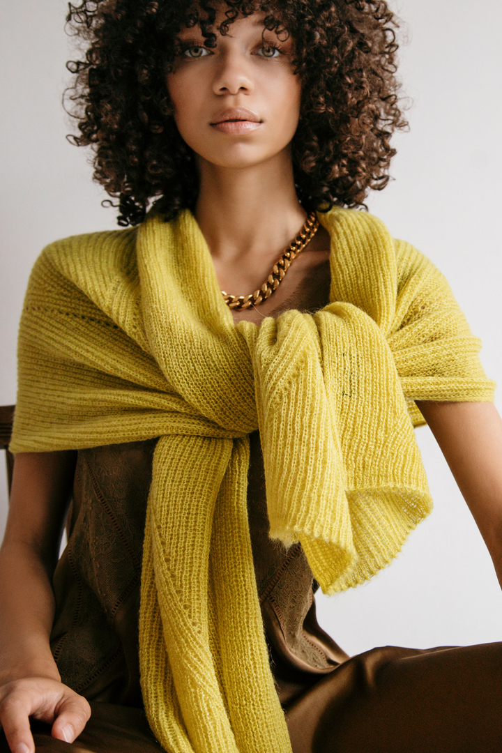 Jille Indian yellow Scarf