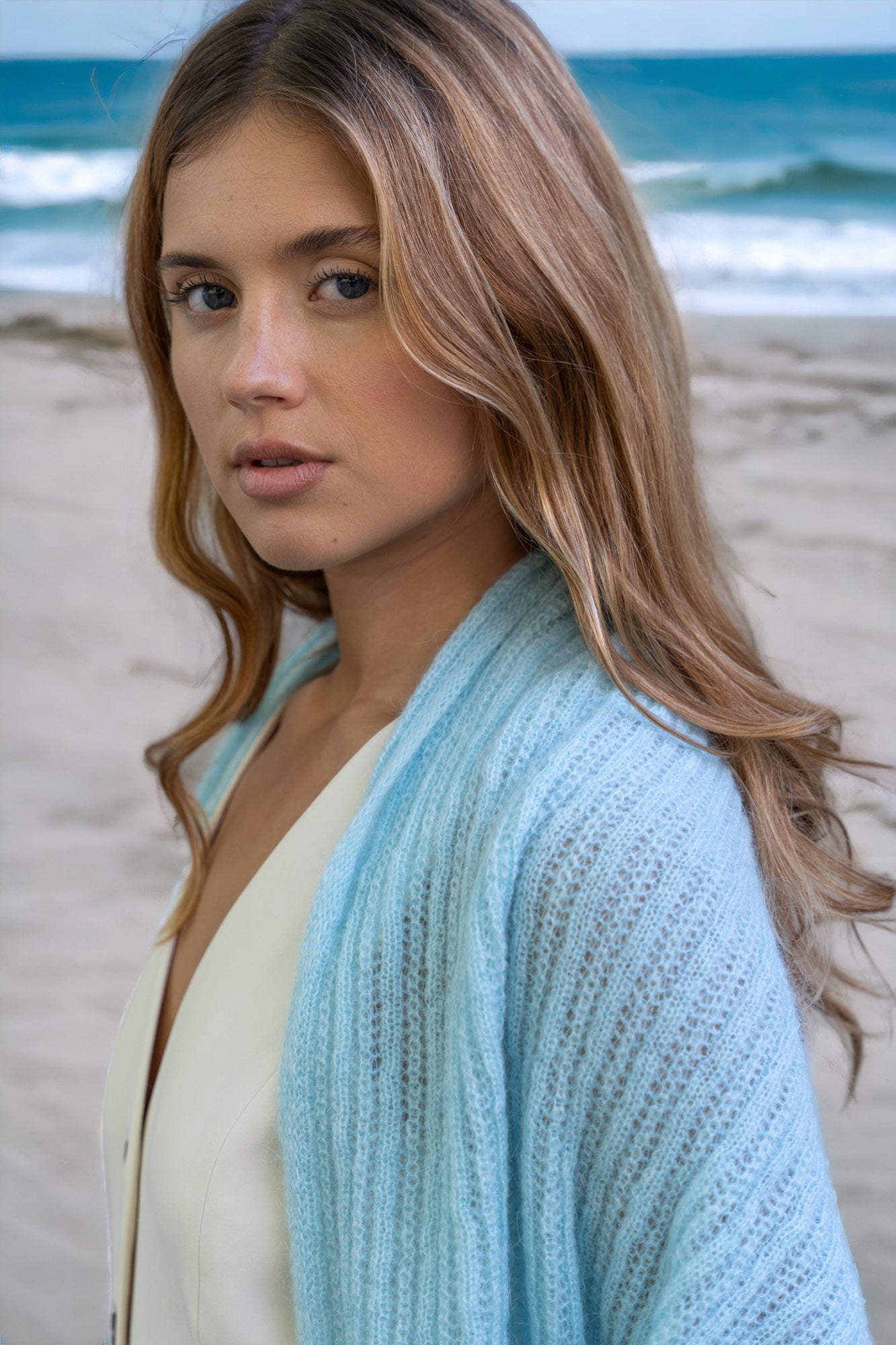 Charlotte Azure Ocean Sjaal