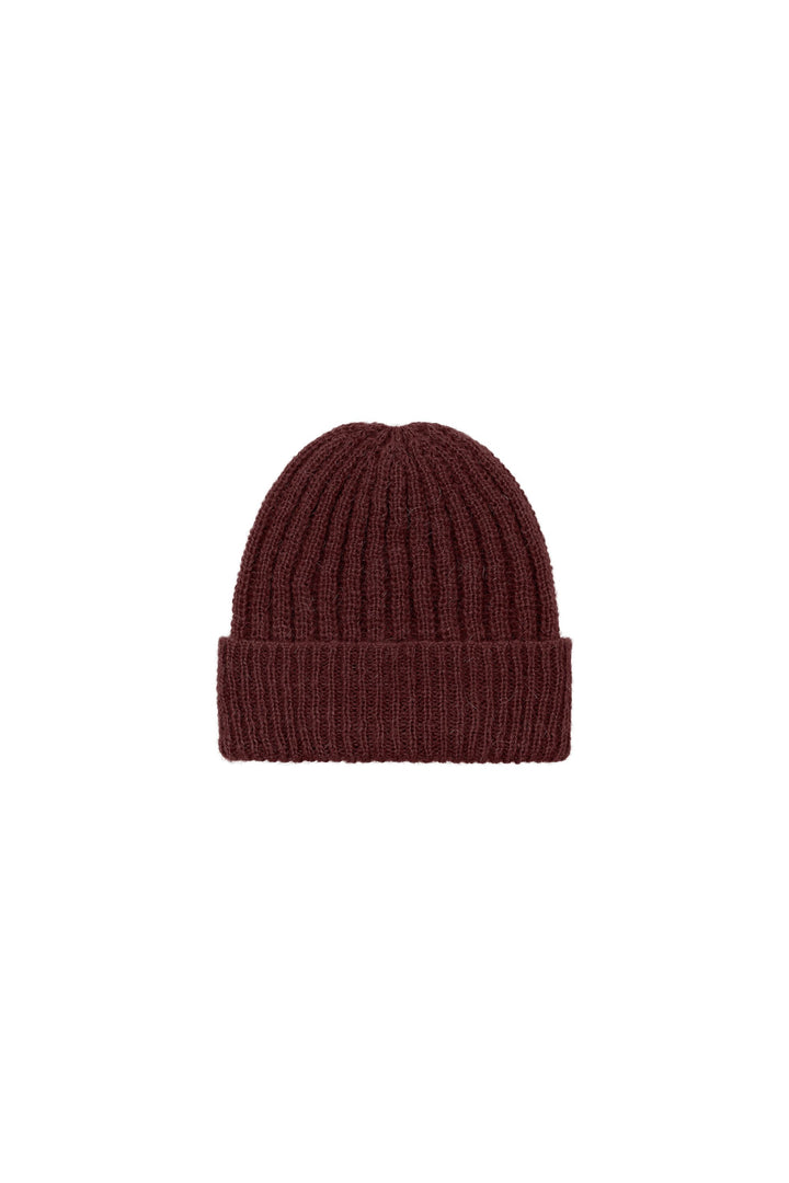 Julie Burgundy Beanie